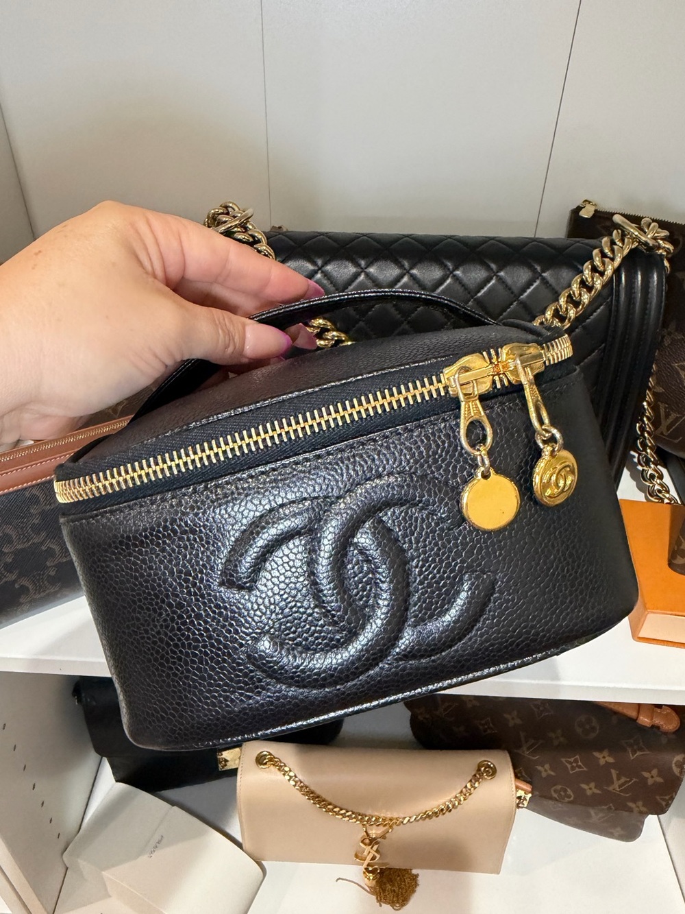 Chanel Timeless Vanity Caviar Leather